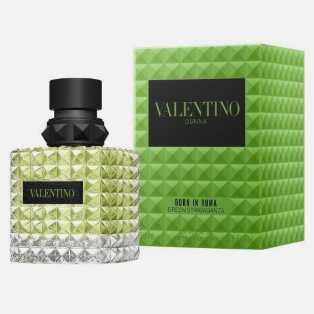 Valentino 2pc Donna Born in Roma Green Stravaganza & Intense Perfume Travel 6ml - Picture 4 of 6